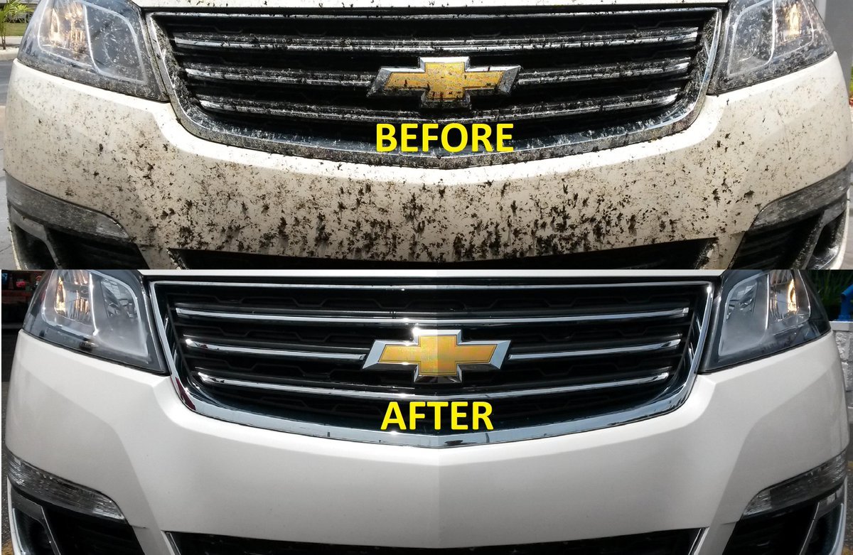 Exterior Wash & Wax — before and after